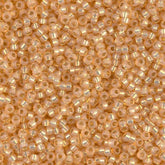 11/0 Miyuki Seed Beads Light Apricot S/L Dyed Alabaster #0552